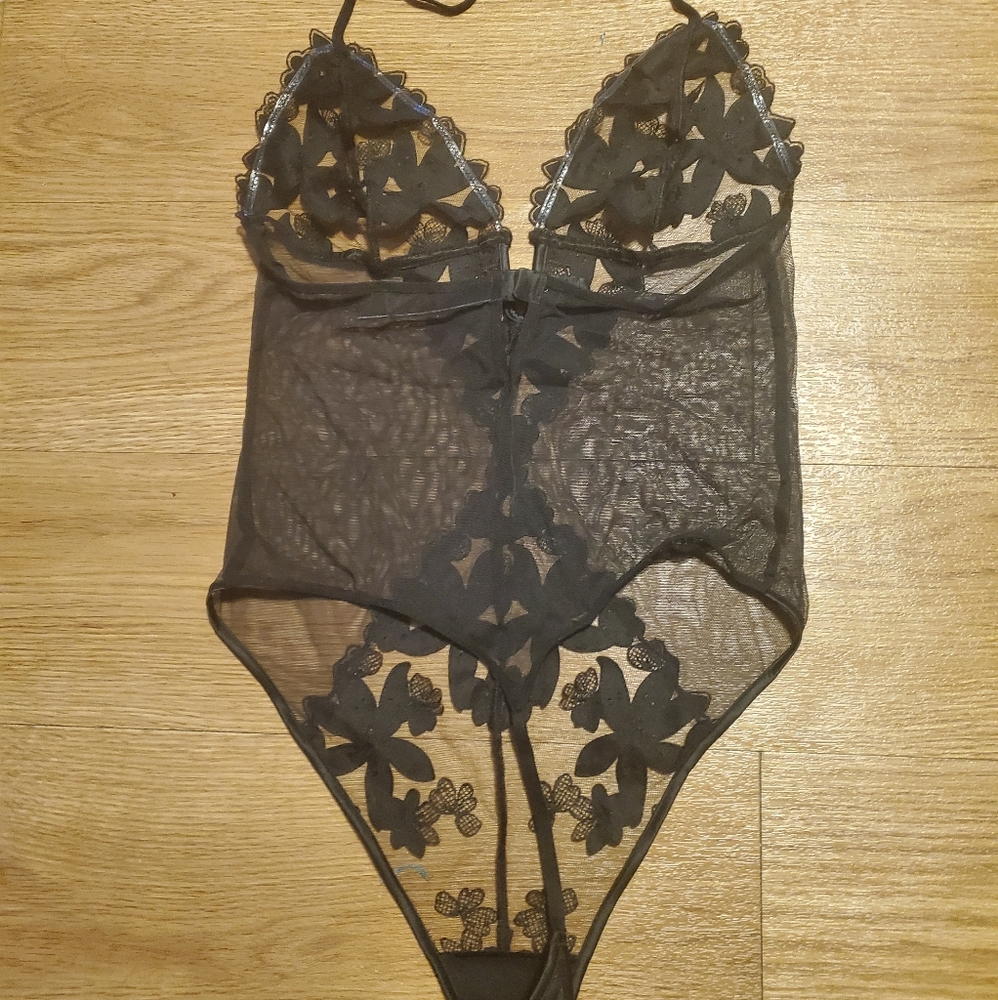 Victoria Secret one piece sheer suit